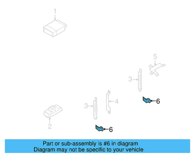 Antenna Holder 4D0-907-372-A
