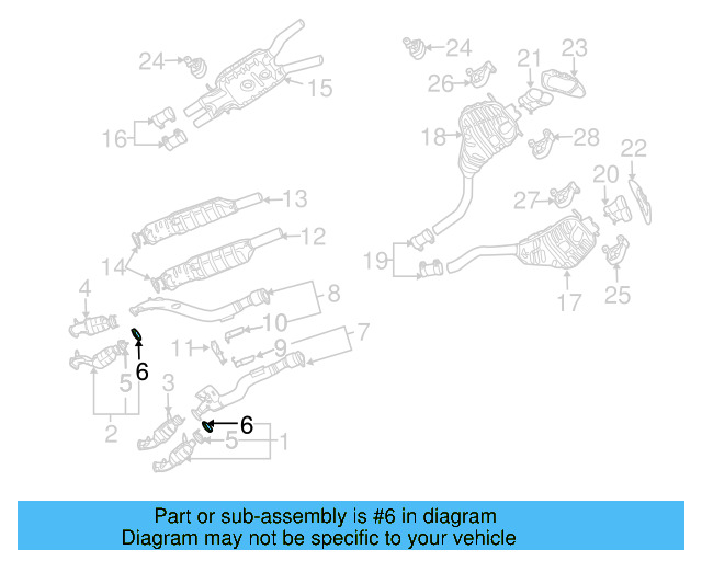 Catalytic Converter Gasket 4D4-253-115 - View 4