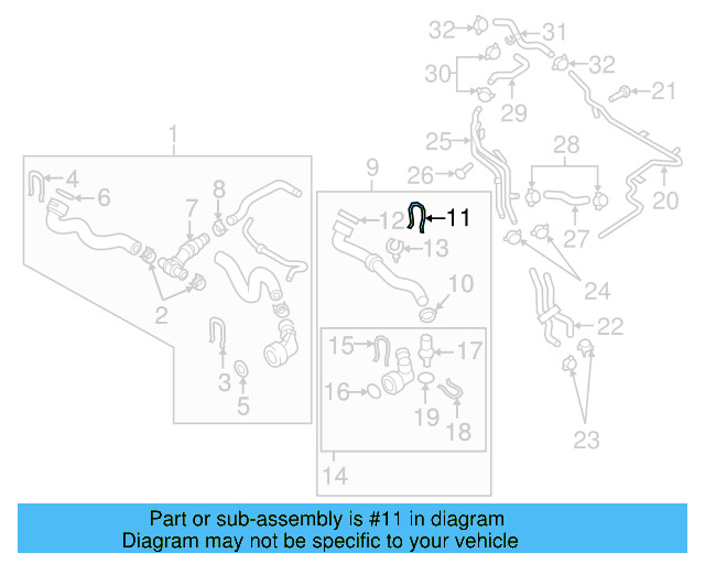 Radiator Coolant Hose Seal 4E0-121-666 - View 57