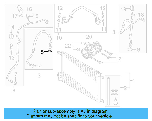 A/C Refrigerant Line O 4E0-260-749-A - View 13