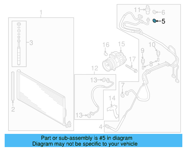 A/C Refrigerant Line O 4E0-260-749-A - View 25