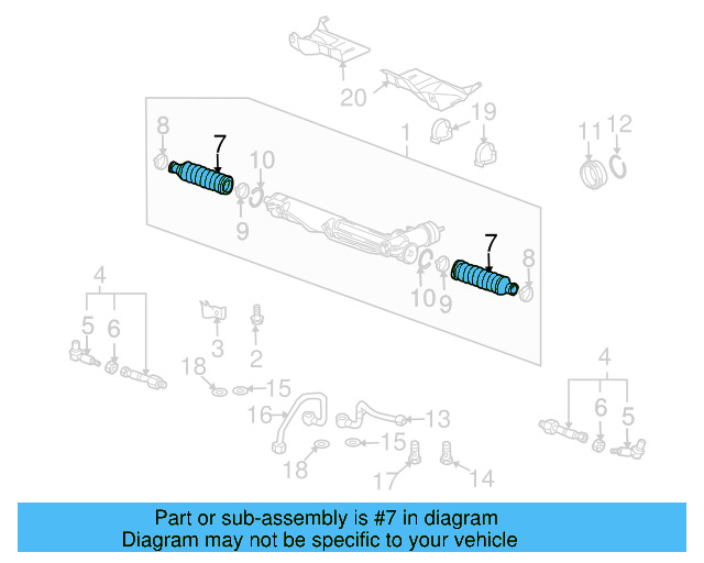 Tie Rod Boot 4E0-419-831 - View 2