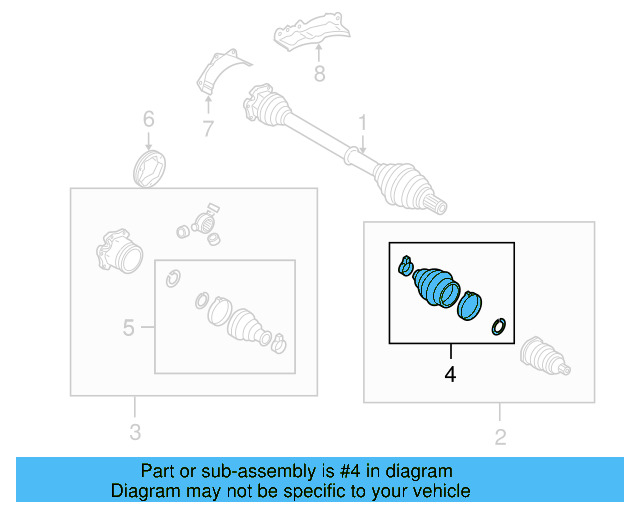 Outer Boot 4E0-498-203 - View 2