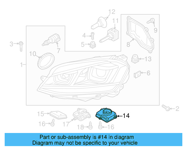 Control Module 4G0-907-697-F - View 4