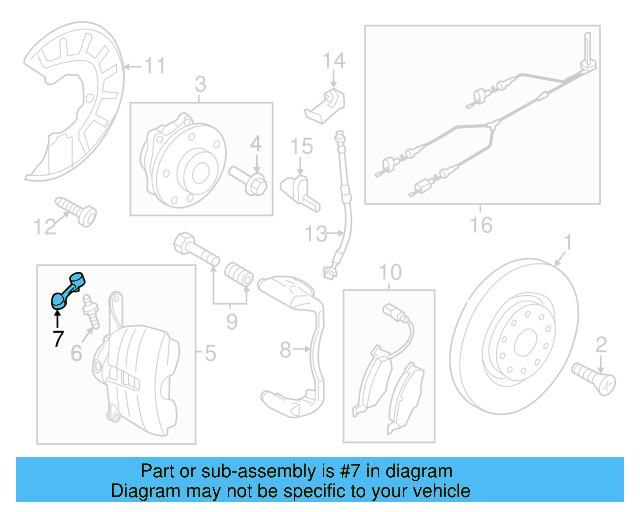 Bleeder Valve Dust Cap 4H0-611-483