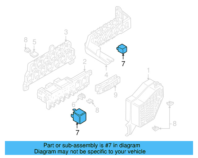 Fuel Pump Relay 4H0-951-253-A - View 102