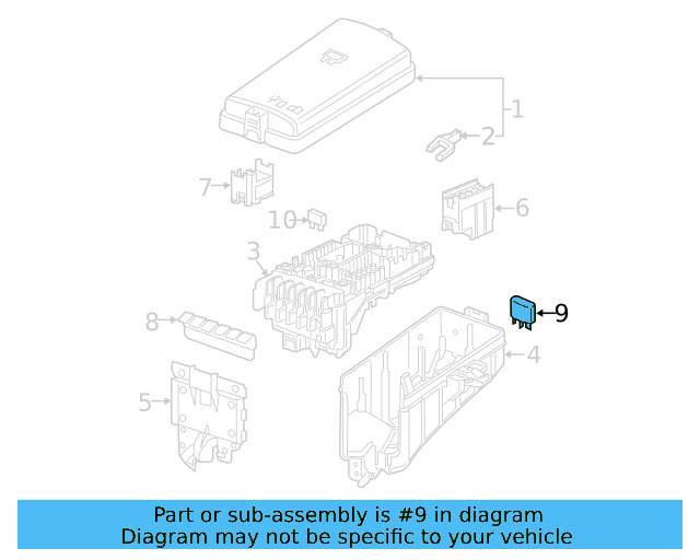 Fuel Pump Relay 4H0-951-253-A - View 165