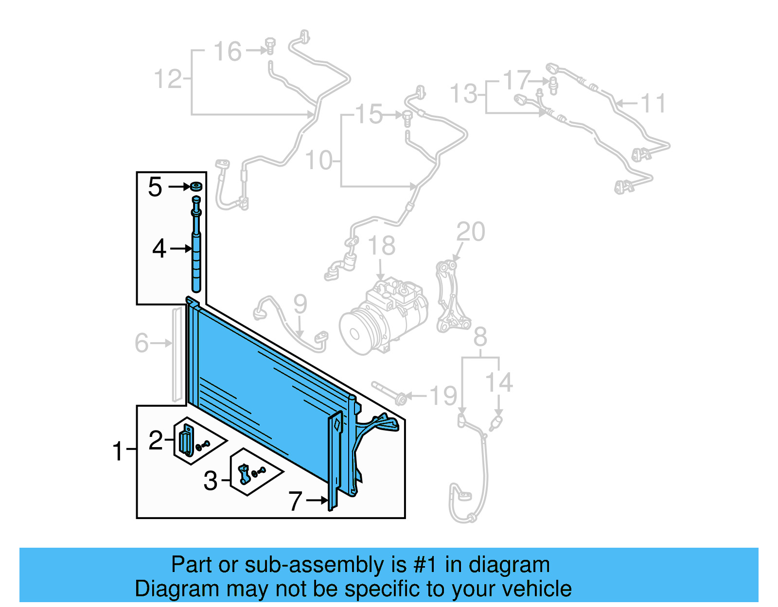 A/C Condenser 4L0260401A - View 10