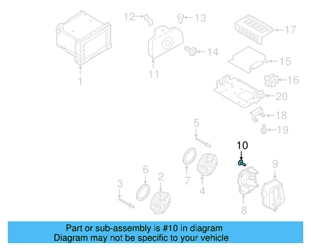 Hinge Bolt N-909-995-03 - View 12