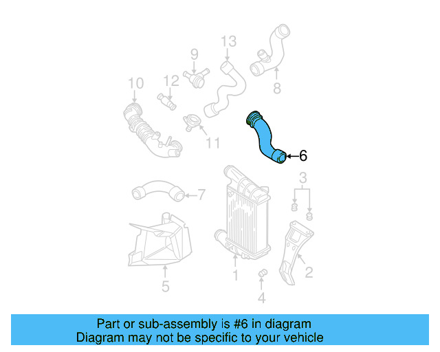 Pressure Hose 4B0-145-838 - View 9