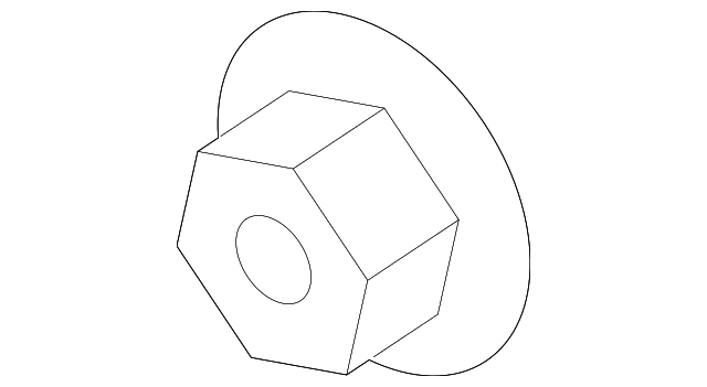 Alarm Horn Lock Nut 4S0-951-257