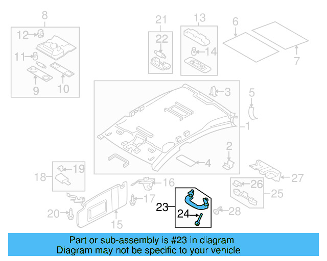 Grip Handle 1K0-857-607-M-95T - View 9