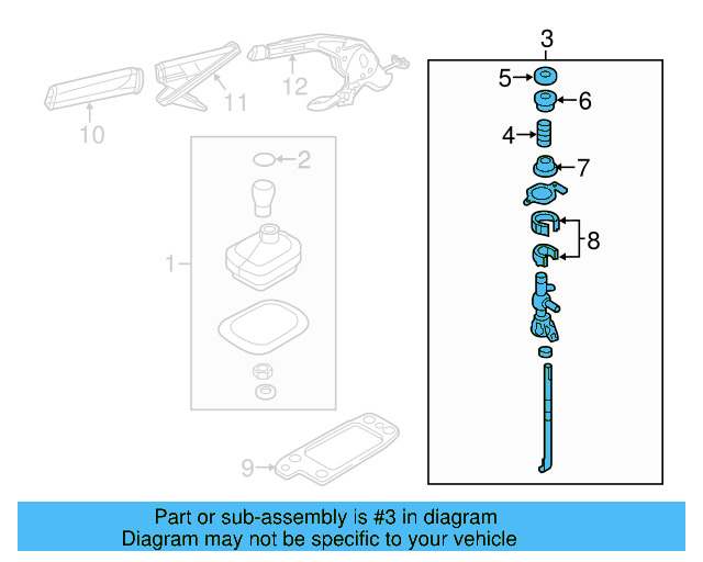 Lever Assembly 1K0-711-112-B - View 7
