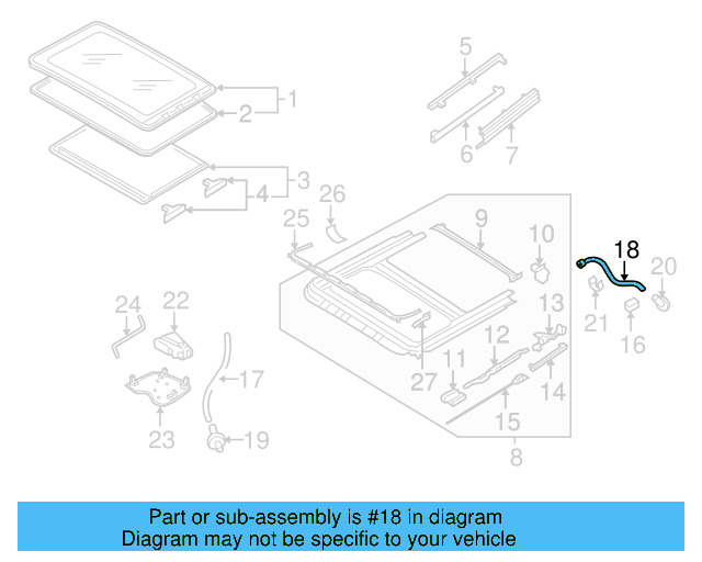 Drain Hose 3B7-877-233 - View 10