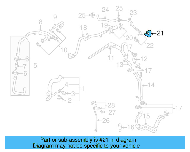 Connector Hose 077-121-102 - View 18