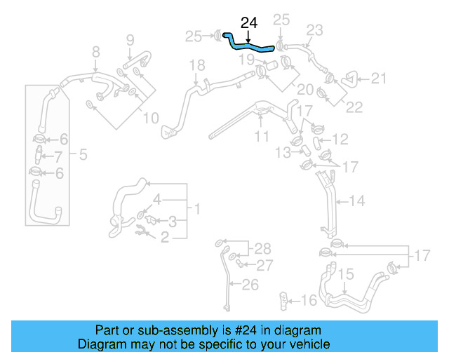 Reservoir Hose 7L6-121-109-J - View 7