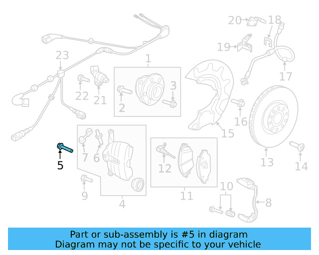 Caliper Mount Bolt N-909-488-02 - View 16
