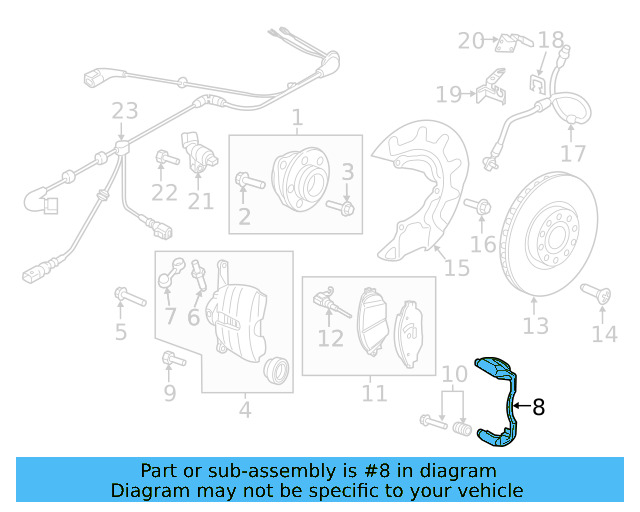 Caliper Mount 5QM-615-125 - View 5