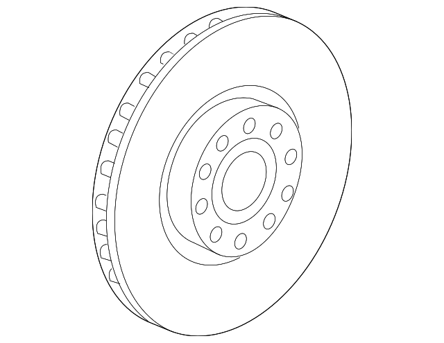 Disc Brake Rotor Front 5C0-615-301-D - View 21