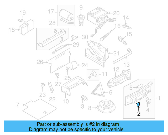 Rear Body Trim Clip 373-867-646