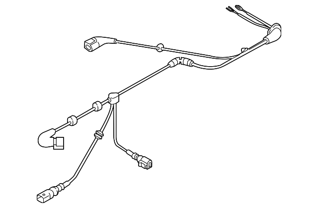 ABS Wheel Speed Sensor Wiring Harness 5G0-927-903-AH - View 2