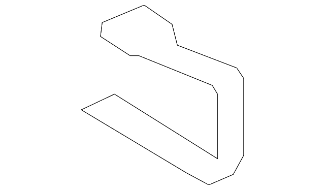 Rear Body Trim Strap 1T0-860-273-A - View 2