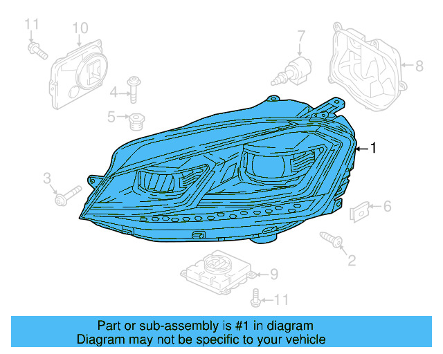 Headlamp Assembly 5GM-941-077 - View 5