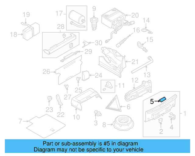 Flap 1Q0-863-651-A-9B9 - View 3