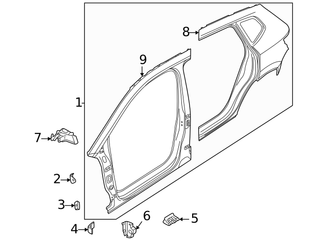 Uniside Assembly Plate 2GJ-810-222