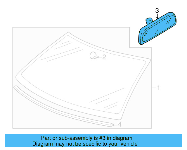 Mirror Inside 3C0-857-511-J-9B9 - View 16