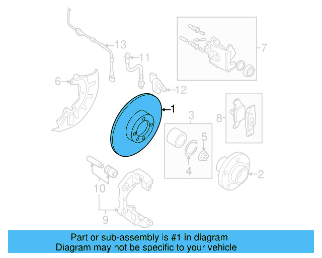 Disc Brake Rotor Front 6R0-615-301-D - View 31
