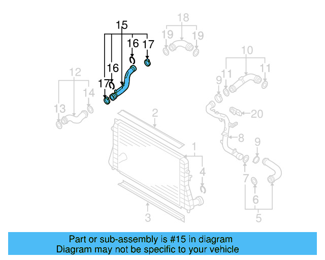 Connector Hose 1K0-145-828-AC - View 17