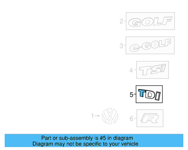 Nameplate 5G0-853-675-E-AFL - View 5