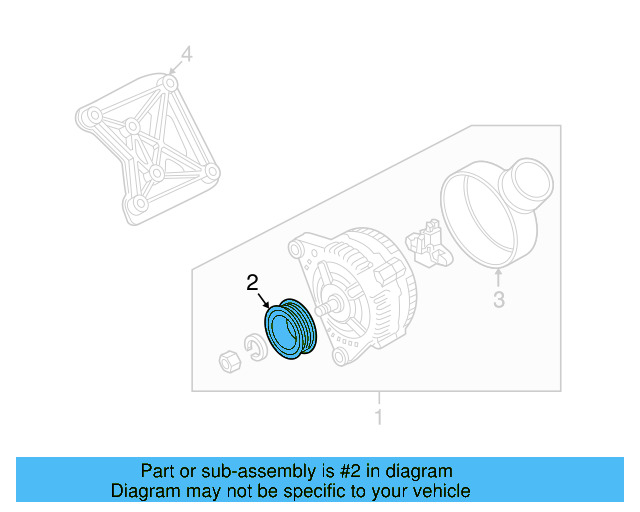 Alternator Pulley 077-903-119-G - View 6