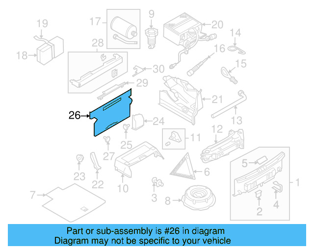Side Trim 1Q0-867-164-C-9B9 - View 4