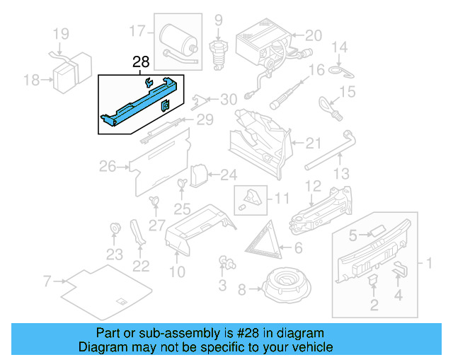 Support Frame 1Q0-867-087-B-9B9 - View 3