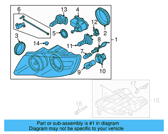 Composite Headlamp 7L6-941-039-B - View 11