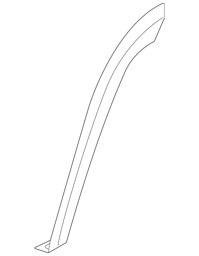 Wheel Opening Molding 2GJ-854-969-A-9B9