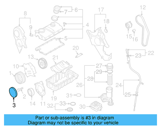 Vibration Damper Cover 038-105-278-A - View 22