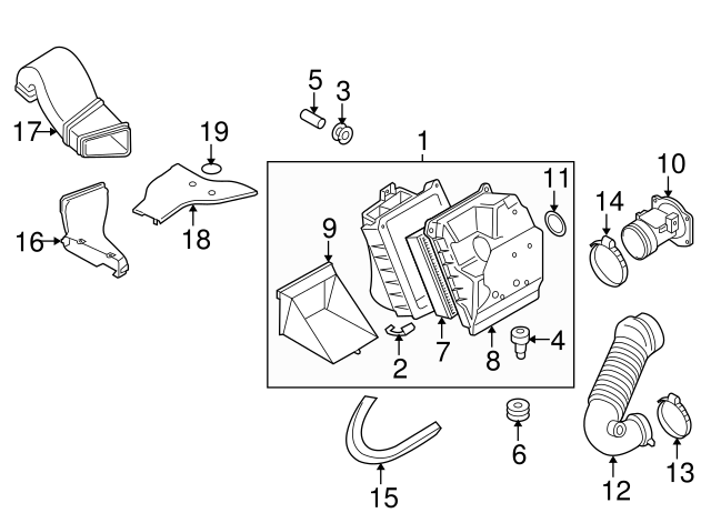 Air Mass Sensor Seal 357-129-625-A - View 19