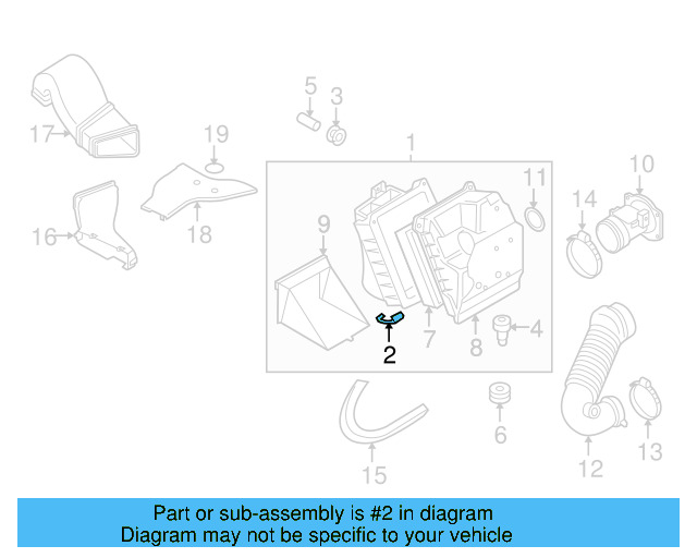 Air Cleaner Assembly Clip 078-129-797 - View 36