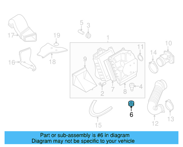 Air Cleaner Assembly Plug 4A0-129-697 - View 10