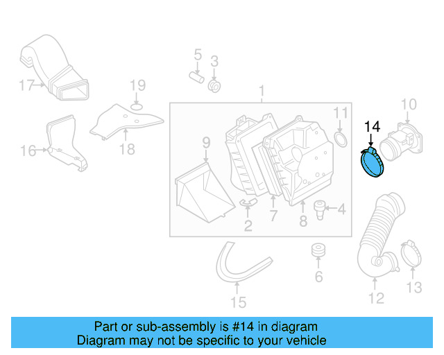 Intake Hose Clamp N-024-526-4 - View 2