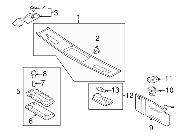 Visor Lamp 1K0-947-109-71N - View 16