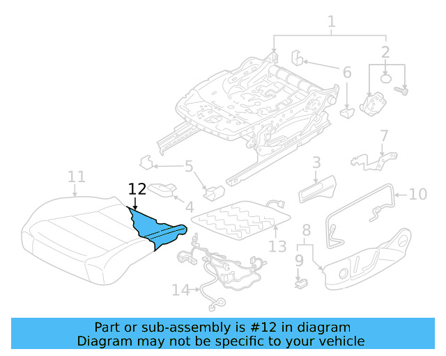 Seat Cushion Pad 2GJ-881-375 - View 3