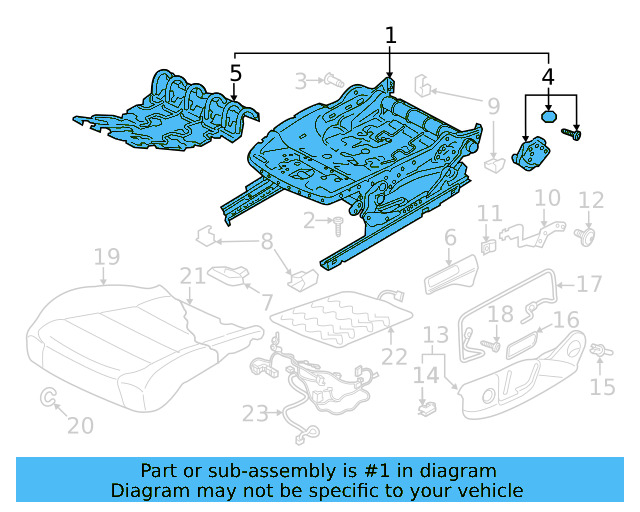 Cushion Frame 80A-881-105-G - View 7