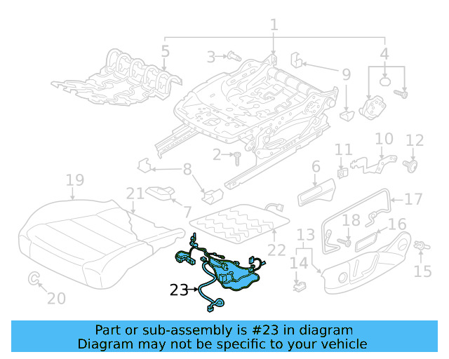 Harness 5NN-971-369-F - View 6