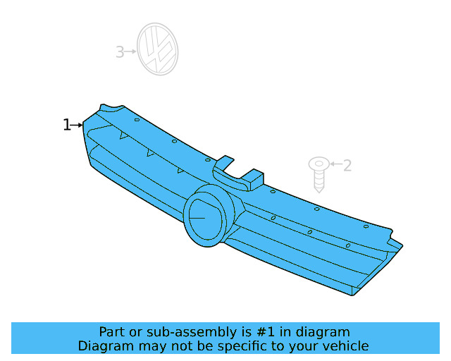 Grille 5GM-853-651-AF-ZLL - View 11