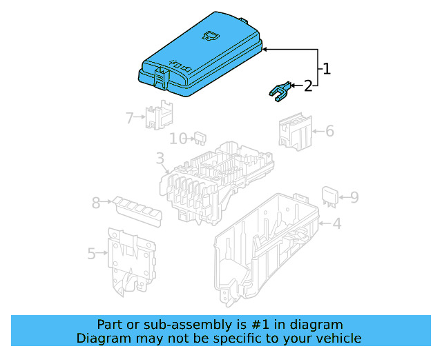 Fuse & Relay Box 5Q0-907-361-D - View 17