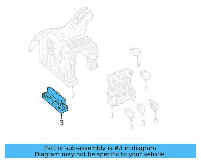 Relay Plate 5Q0-937-503-F - View 11